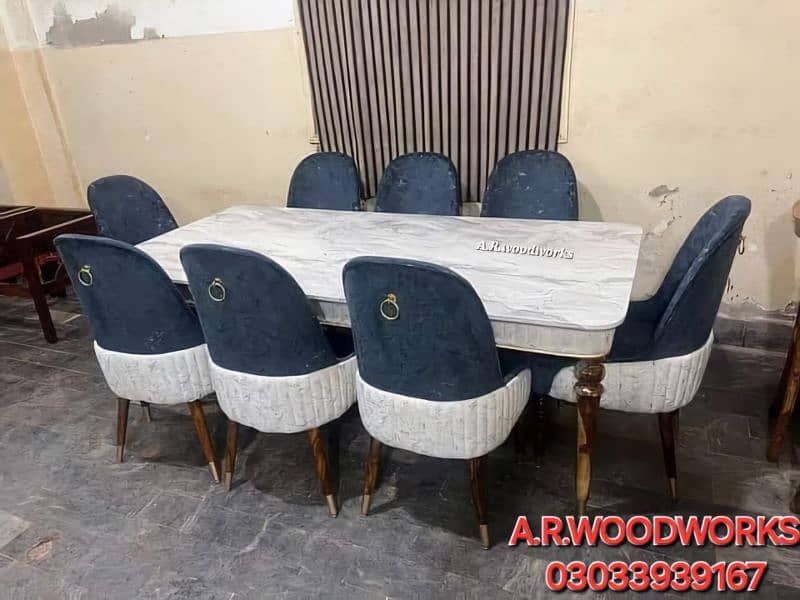 DINING TABLE / DINING CHAIRS SET / TABLE CHAIRS 7