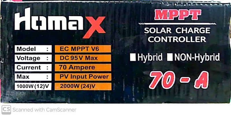 Homax Hybrid MPPT Charge Controller 1