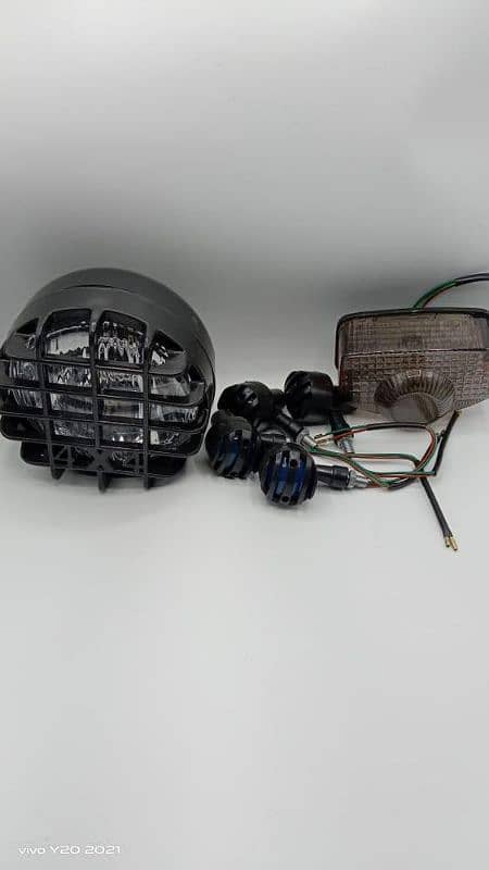 Head light back light and indicator set. 0