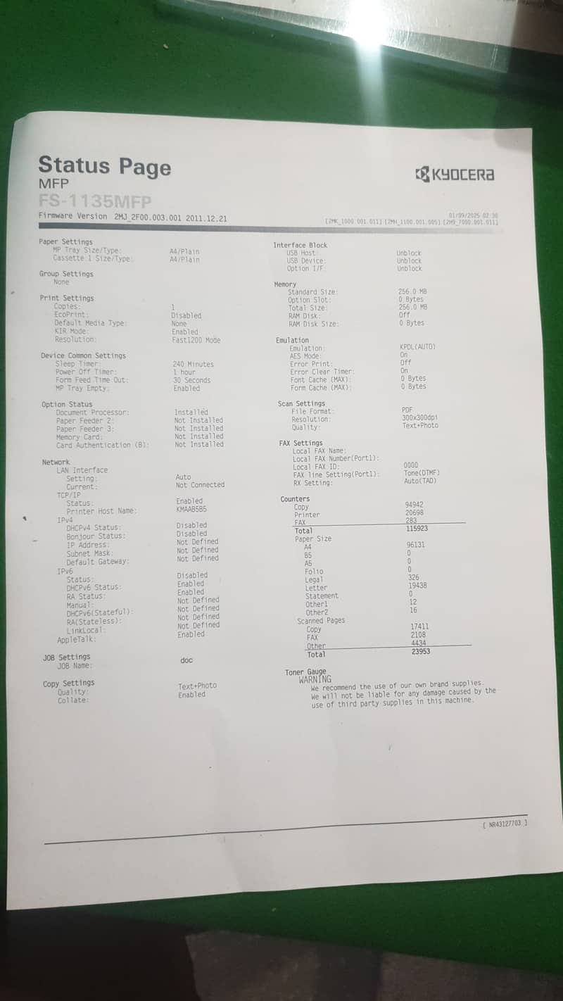 Ecosys (FS 1135 MFP) 6