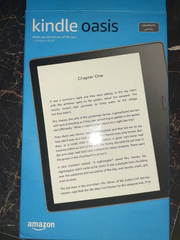 Kindle Oasis by Amazon (10th Generation) 7-inch Screen Size 1