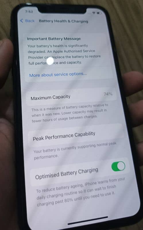 Iphone X PTA Approved LLA Model 64 Gb 3