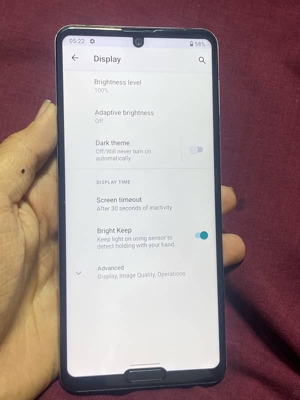 Aquos R5G 12GB 256GB PTA APPROVED ALL oaky All genuine 0