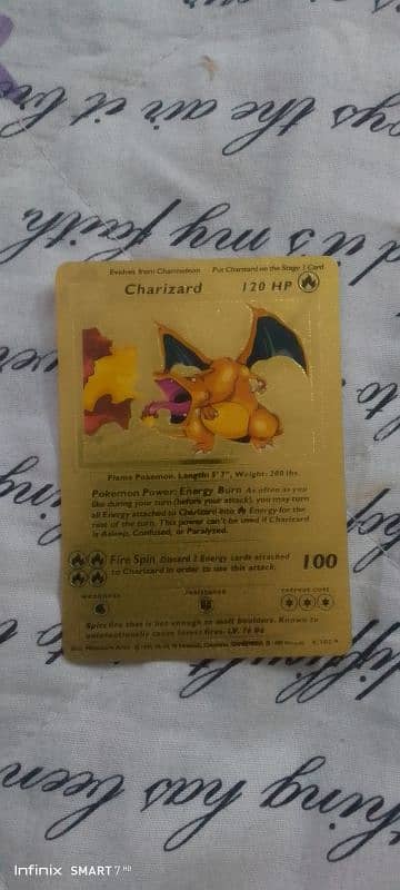 Golden edition pokemon Charizard cards 6