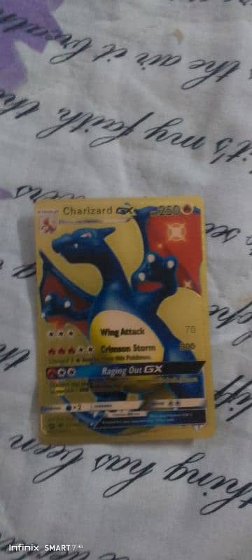 Golden edition pokemon Charizard cards 7