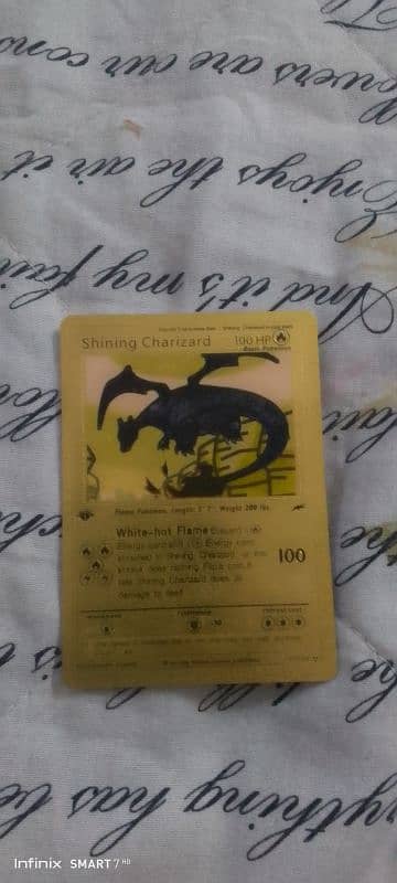 Golden edition pokemon Charizard cards 8