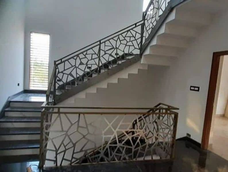 Spanish main gate/glass CNC railing/aluminum glass windows/modern gate 16