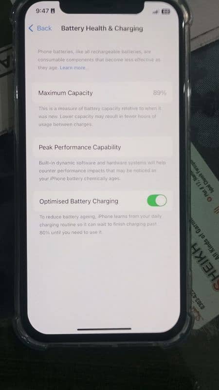 iphone 12 pro 256gbjv sim time ha battery health 89 ha all ok exchange 0