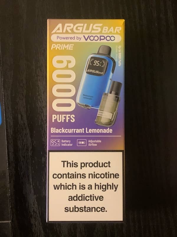 VOPOO Argus Bar Prime 6000 Puffs 1