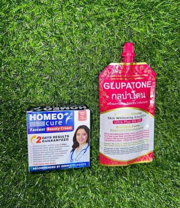 Homeo Cure  new cosmetic product glupatone deal pack of 2 0