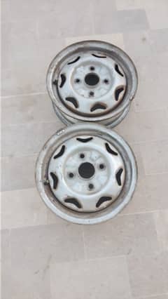 Cultus 2013 genuine rims ( pair of 4 ) .