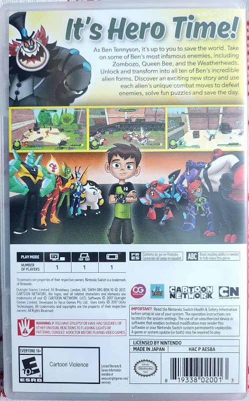 Nintendo Switch Game. ( Ben 10 ) 1