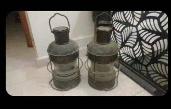 Antique ship lamps 4