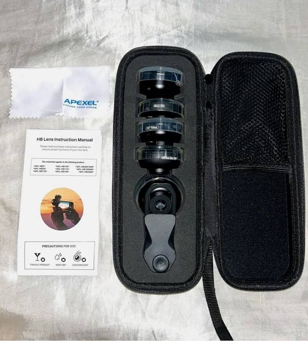 apexel mobile lens set 5in 1 (premium quality lens)form 0