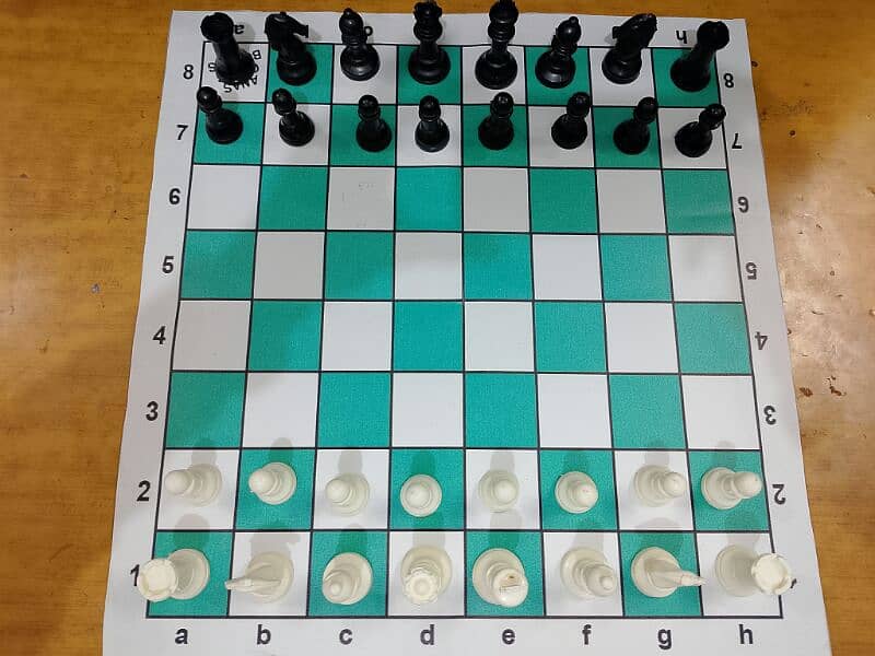 Mat Chess board. 0