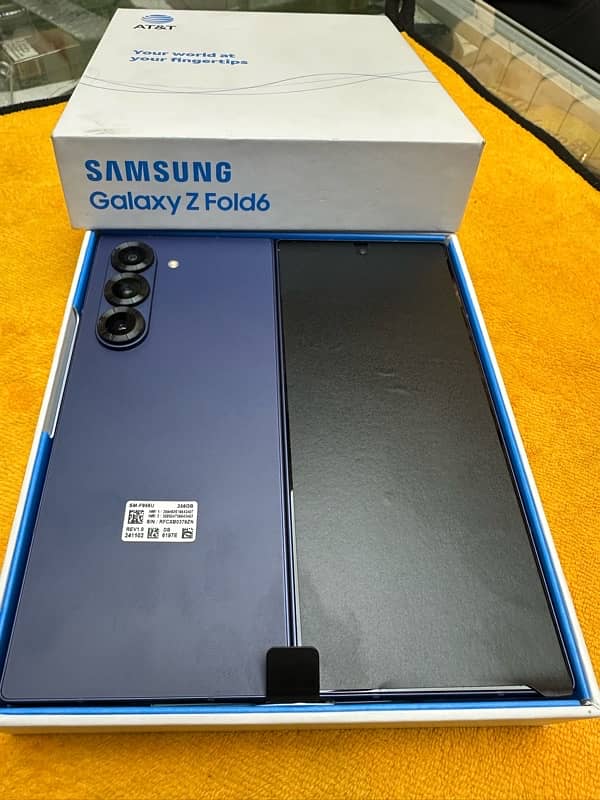 samsung fold 6 12/256gb PTA approved box pack 0