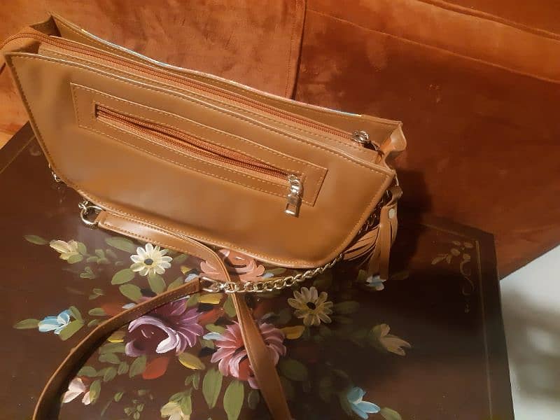 Brand new Camel colour shoulder bag 1