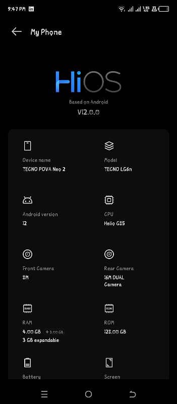 TECNO Pova 2 Neo for sale Powerful battery, stunning display, 6