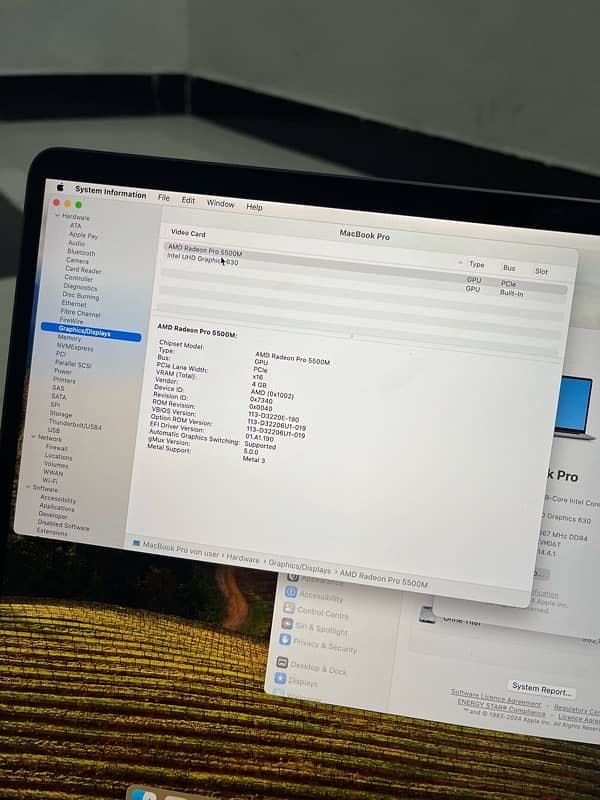 Apple MacBook Pro 2019 16”inch 32/1TB SSD Core i9 8Cores 1