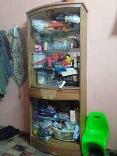 cabinet for sale with glass porshion