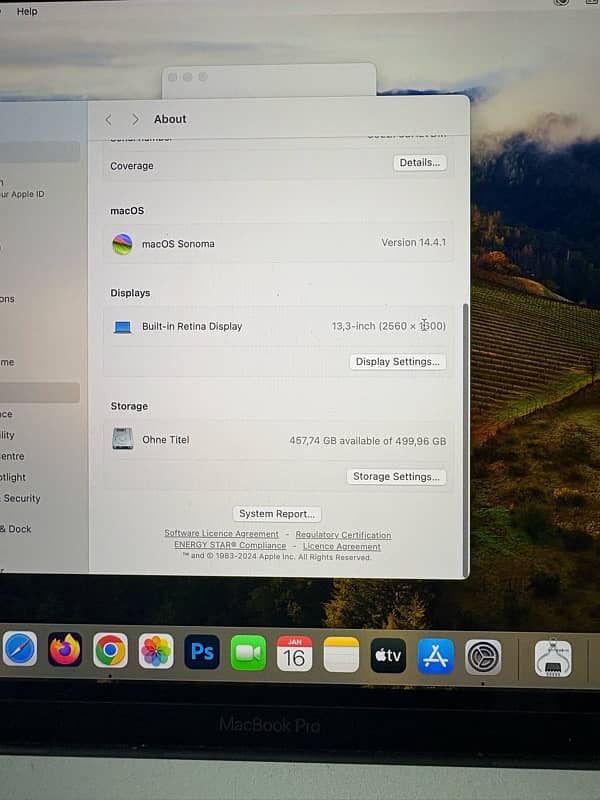 Apple MacBook Pro 2019 13”inch 16/512 Core i7 2