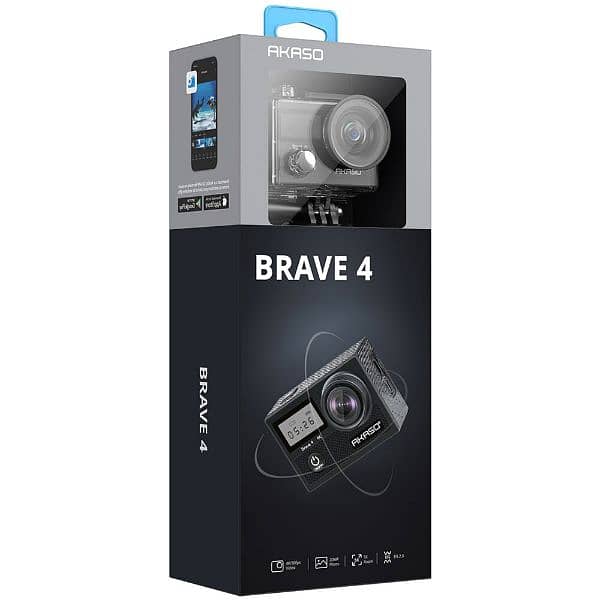 AKASO Brave 4 4K 20MP WiFi Action Camera 0