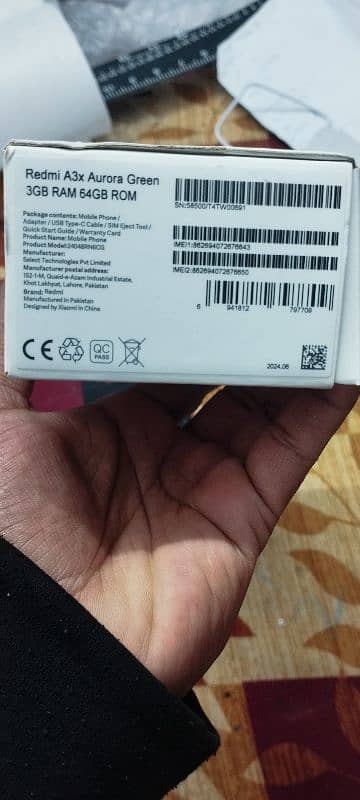 Redmi A3x 3 Gb Ram or 64Gb Rom 5