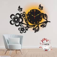 new design wall clock with lighting