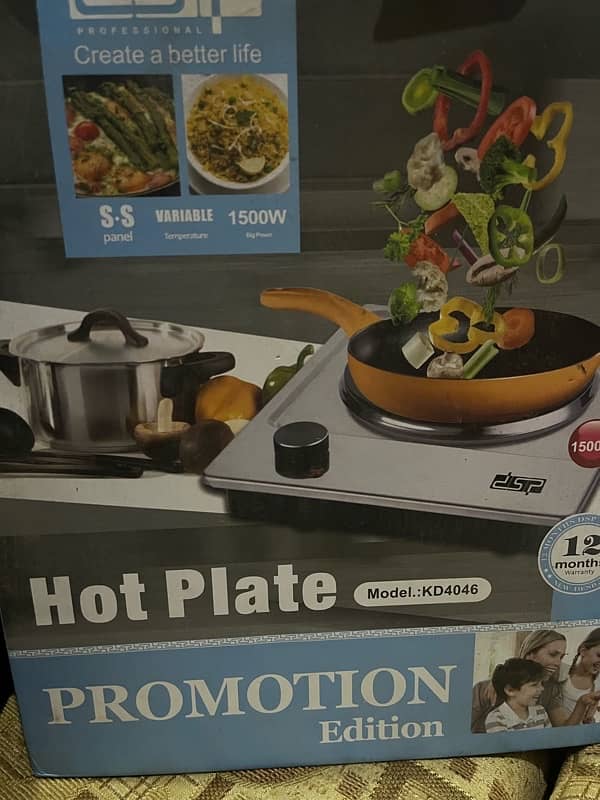 Hot Plate promotion edition box pack 4