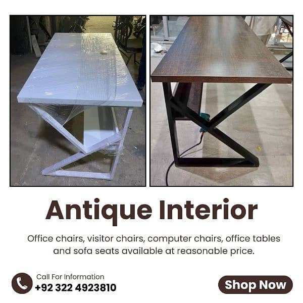 workstations, office table, executive tables, visitor chairs 9