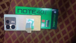 infinix note40 pro All accesries complete box lus condition