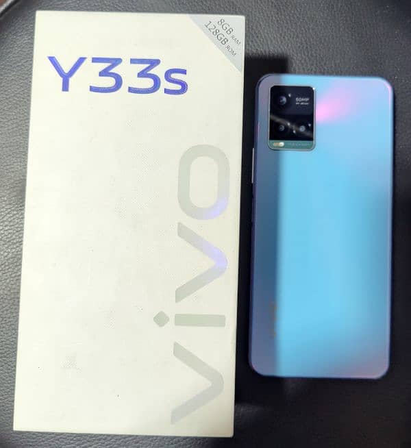 Vivo Y33s 8/128 With Box Charger 0