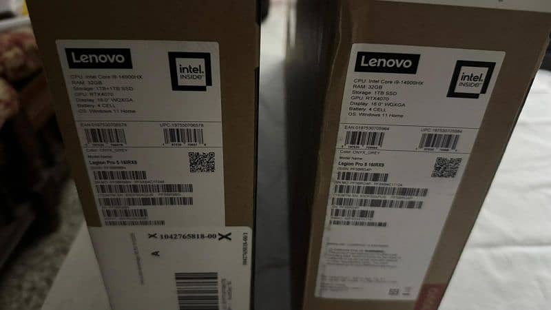 Lenovo Legion Pro 5i core i9 14900HX 24 cores 5.8Ghz Boost 36M Cache 7