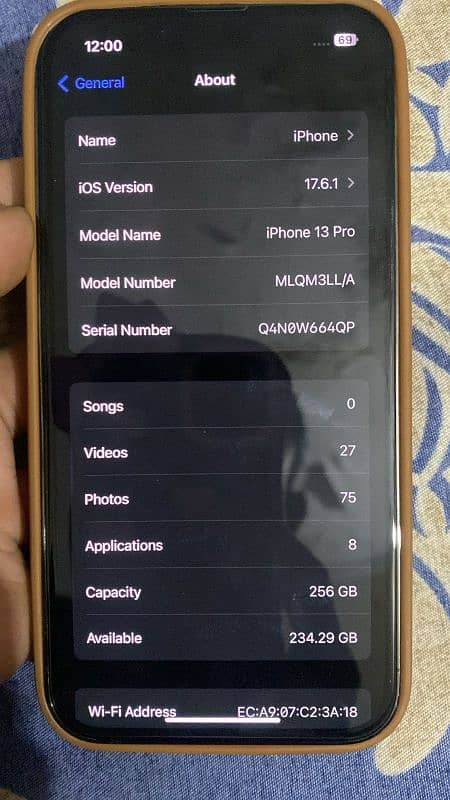 i phone 13pro 256gb 5