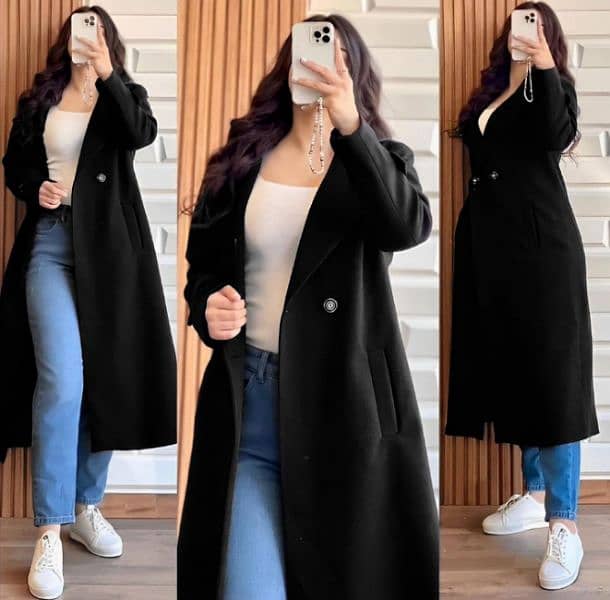 Elegent long coat perfect for any occian 0