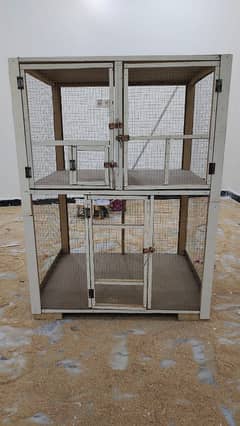 Hens Cage double story 3 portion for sale