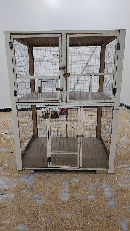 Hens Cage double story 3 portion for sale 0