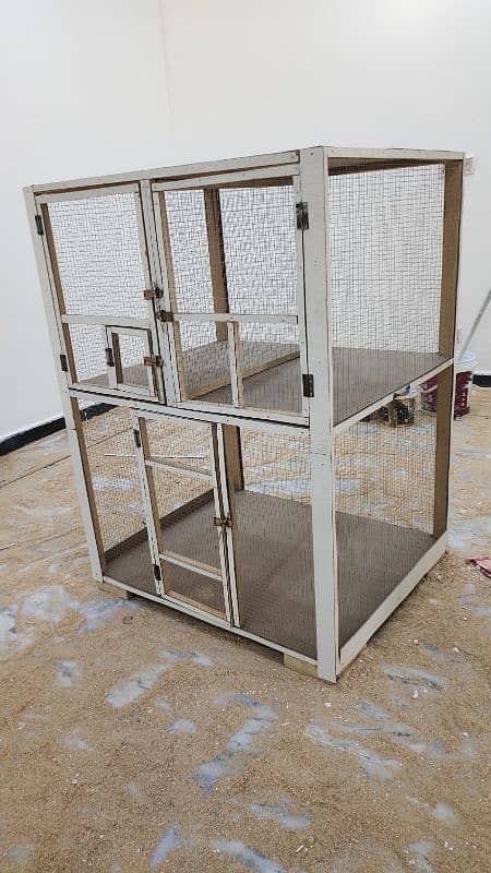 Hens Cage double story 3 portion for sale 1