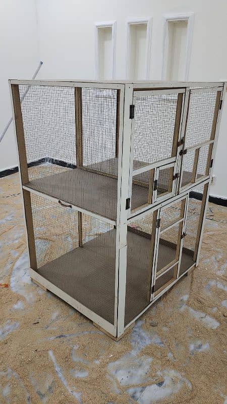 Hens Cage double story 3 portion for sale 2