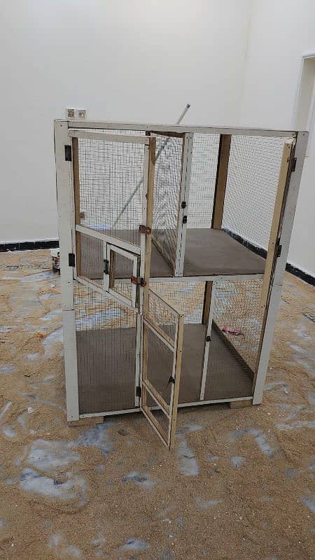 Hens Cage double story 3 portion for sale 3