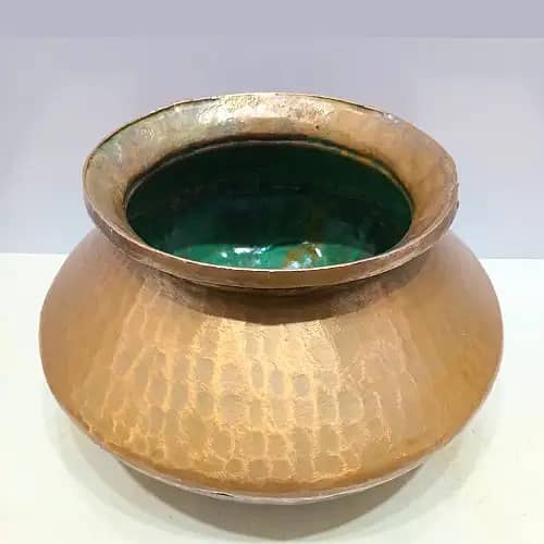 Handmade 18th-Century Antique Copper Daig/Handi 0