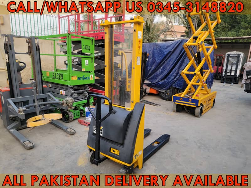 PRAMAC 1 Ton Semi Electric Pallet Stacker Lifter forklift for Sale 2