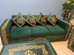 7seater sofa with centre table