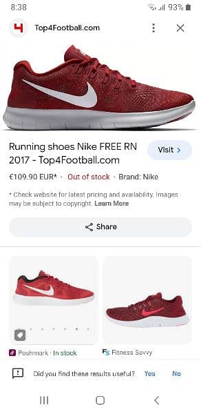 running shoes Nike free RN 4