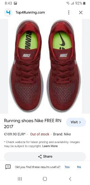 running shoes Nike free RN 5