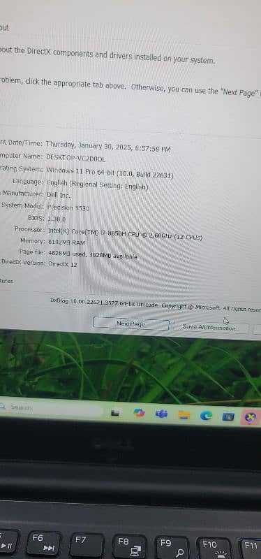Dell Precision 5530 (Corei7 8th Gen/16/512/4GB Graphics) 8