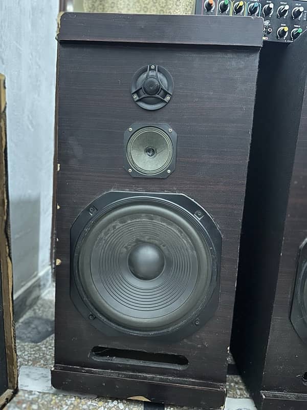 Amplifier speakers woofers 1