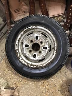 Spare wheel stepny tyre 12 inch mehran khyber coure hiroof tair teri