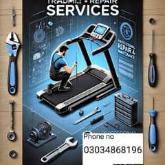 Treadmill Repair & services (one month repair warranty) 03034868196