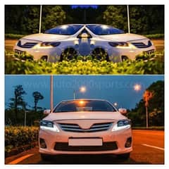 Toyota Corolla Headlamps Nike Design 2012-2013